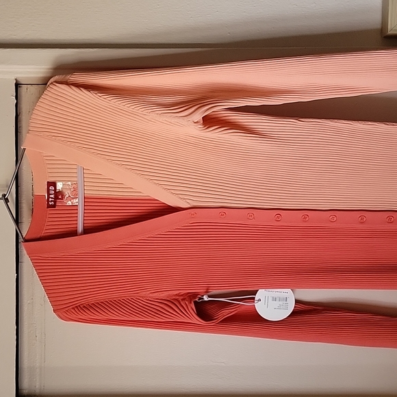 STAUD Shoko Sweater Bittersweet Peach - Picture 14 of 16